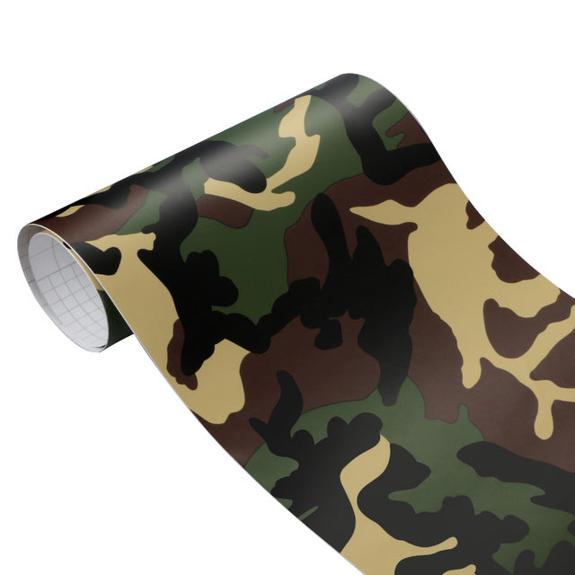 Multi-Purpose Camouflage Vinyl Wrap