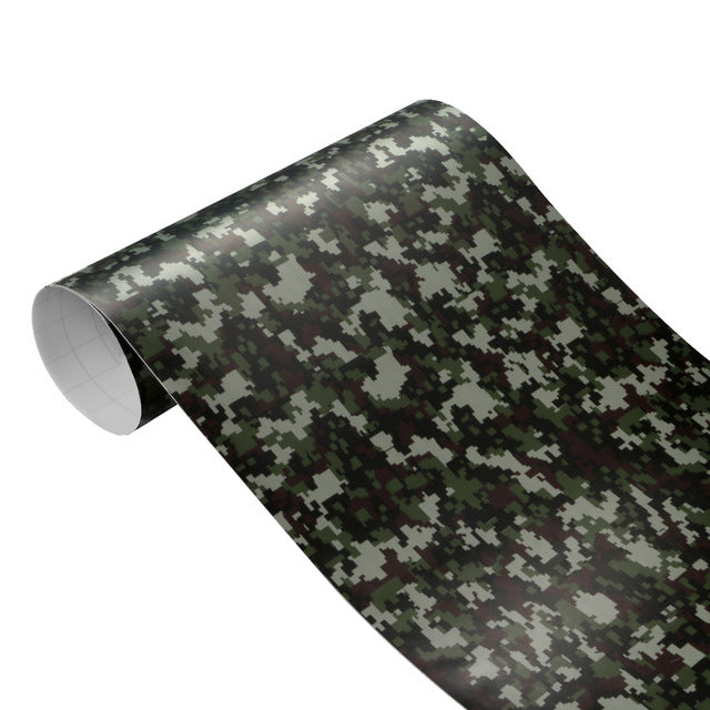 Multi-Purpose Camouflage Vinyl Wrap
