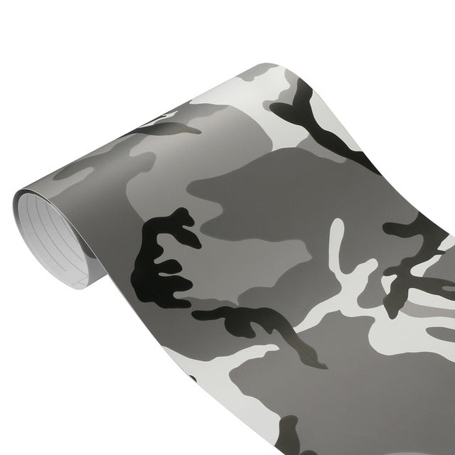 Multi-Purpose Camouflage Vinyl Wrap