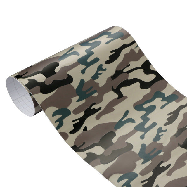 Multi-Purpose Camouflage Vinyl Wrap
