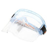Polycarbonate Safety Face Shield With Detachable Goggles