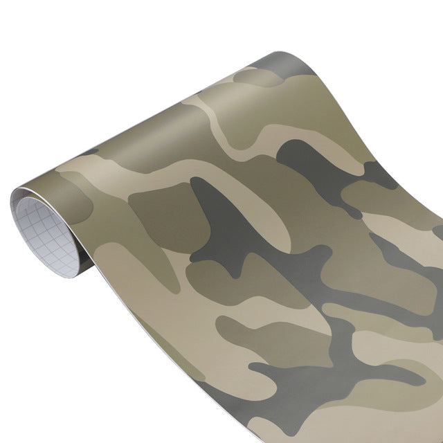Multi-Purpose Camouflage Vinyl Wrap