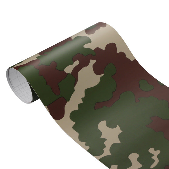 Multi-Purpose Camouflage Vinyl Wrap