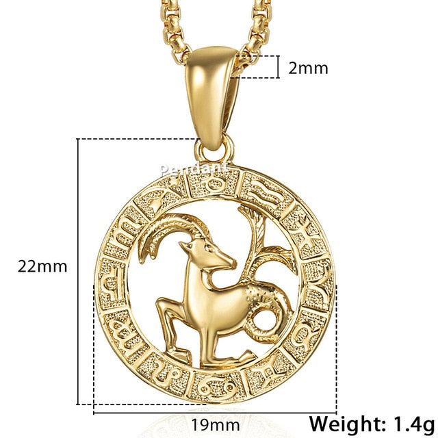 Gold-Filled Zodiac Necklaces
