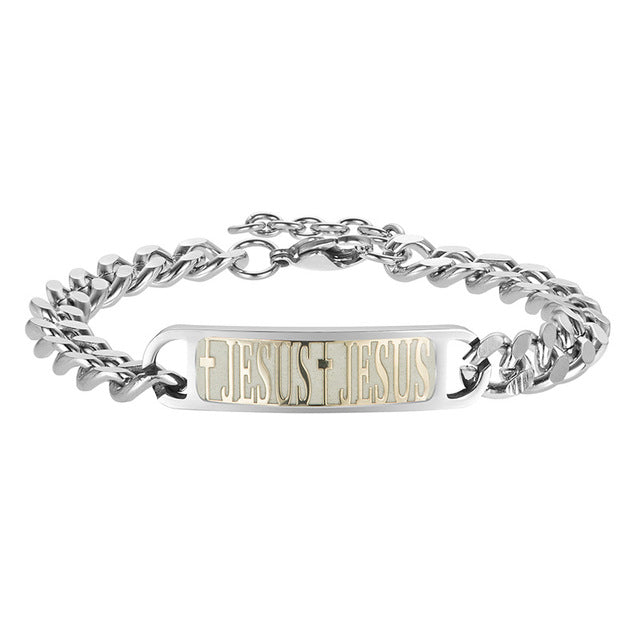 Glow In The Dark JESUS Bracelet