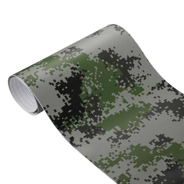 Multi-Purpose Camouflage Vinyl Wrap
