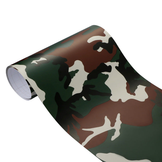 Multi-Purpose Camouflage Vinyl Wrap