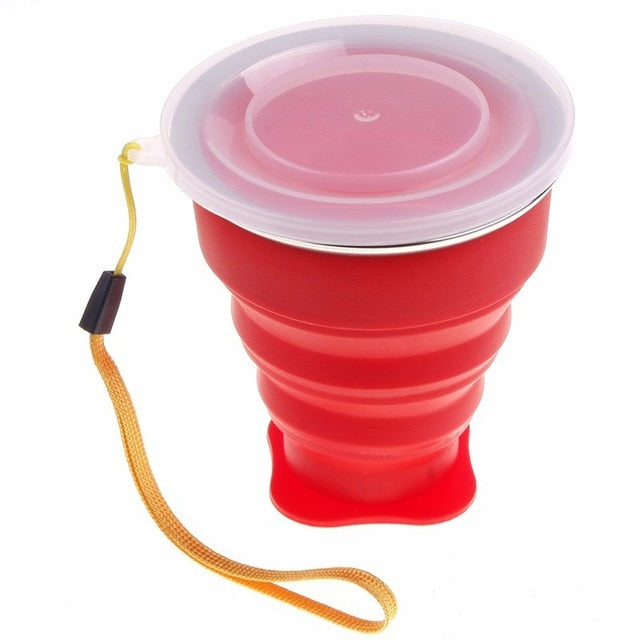 Collapsible Travel Silicone Cups