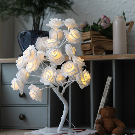 Rose Bush Lamp